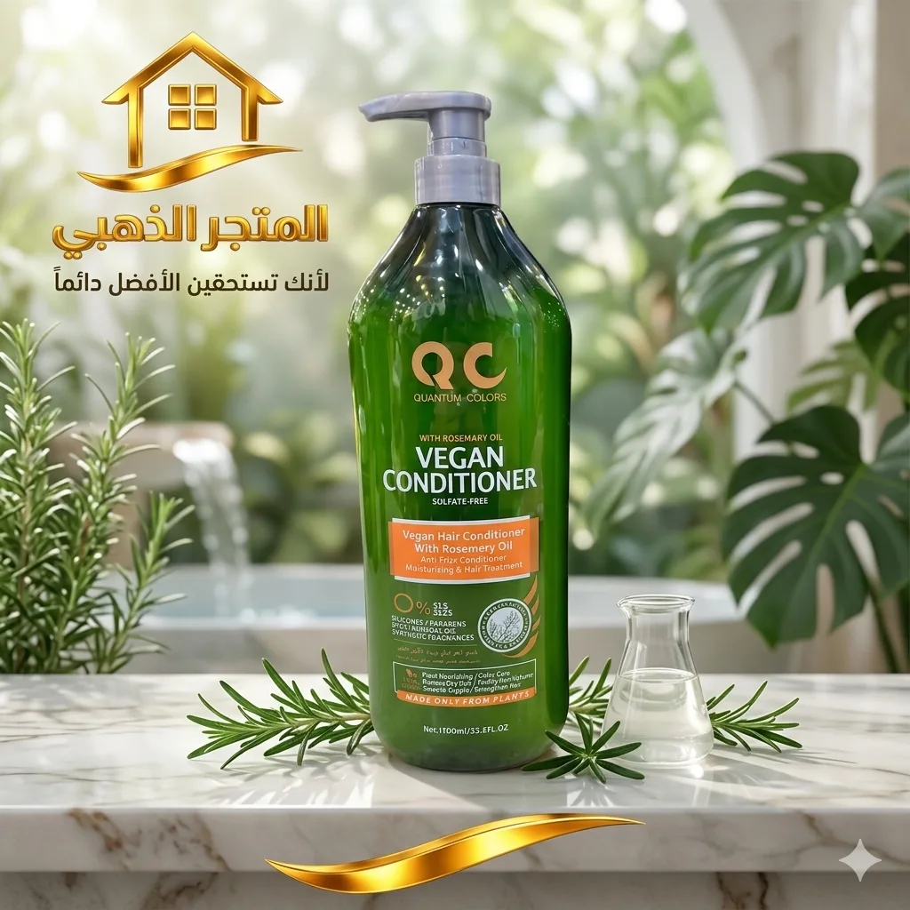 بلسم كيو سي (QC) النباتي بزيت إكليل الجبل - 1000 مل