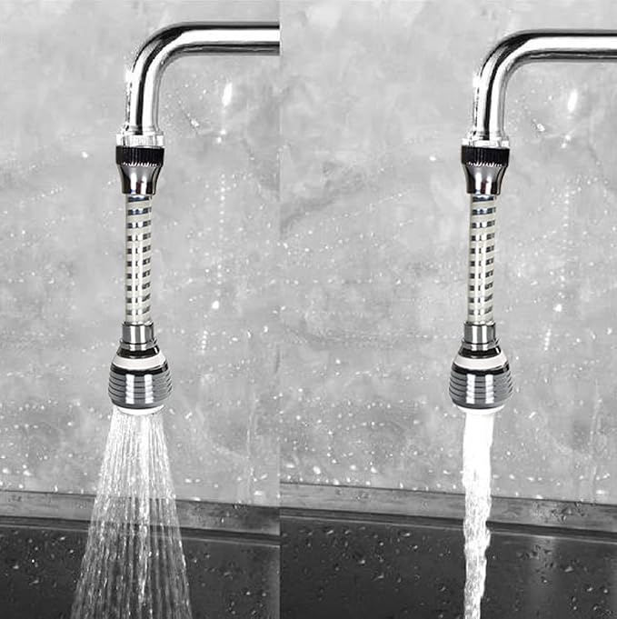 وصلة صنبور المطبخ المرنة 360 درجة | وضعان للرش وتوفير المياه - Image 3